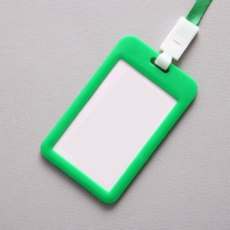 Premium ABS Plastic Double Sided Card Holder-Green